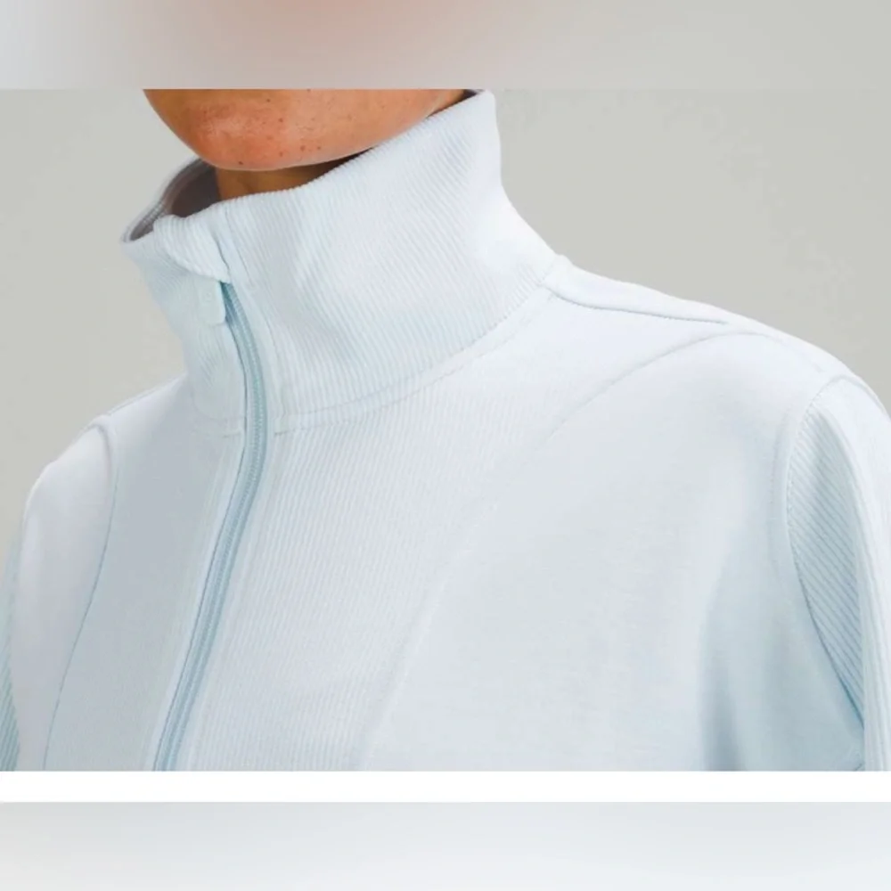 lululemon athletica Light Blue Half-Zip Pullover Hoodie